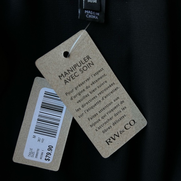 Fancy Black Crop Top jewelled - Picture 4 of 4